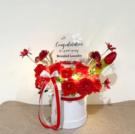 Bloom Box Akrilik Ucapan Grand Opening Cisoka